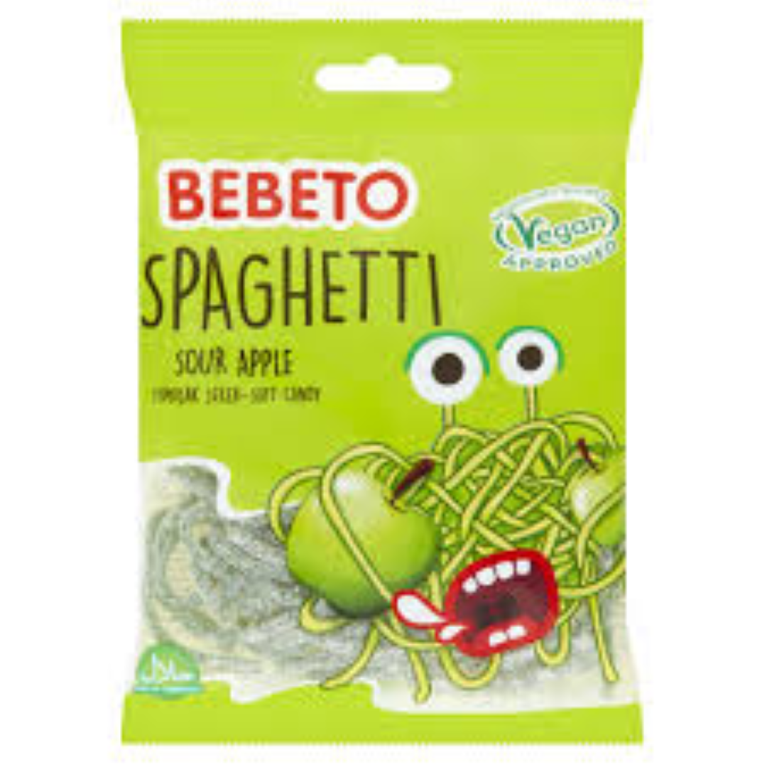 BEBETO SPAGHETTI SOUR APPLE 70G